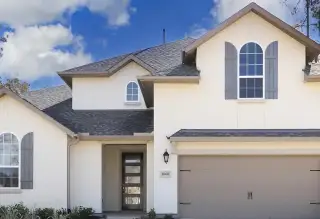 New construction Single-Family house 16283 Sheridan River Trl, Conroe, TX 77302 plan 4539 Elevation C - image