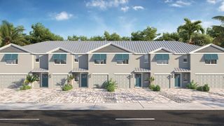 New construction house 81 Tortuga Trl, Satellite Beach, FL 32937 plan Perry End Unit - image