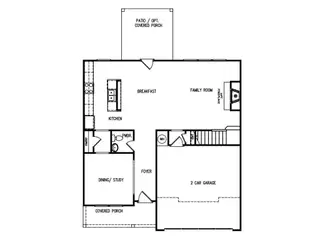 New construction Single-Family house 140 Cochin Dr, Statham, GA 30666 plan The Windhurst - image