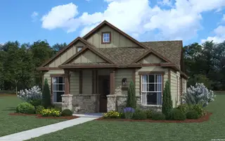 New construction Single-Family house 9436 Hidden Stone, Schertz, TX 78154 plan Sacha - image