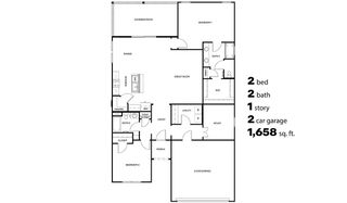 New construction house 862 N Astronomer Ln, Green Valley, AZ 85614 plan Hampton - Plan 1595 - image