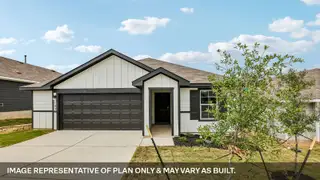 New construction Single-Family house 154 Balmorehea St, Kyle, TX 78640 plan The Gaven - image