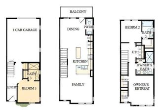 New construction Townhouse house 1140 Bismuth Ln, Charlotte, NC 28211 plan The Remely - image