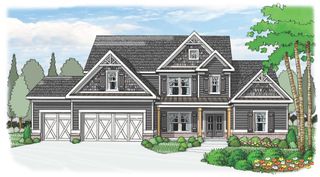 New construction Single-Family house 1528 Willowbend Pl, Monroe, GA 30655 plan (GA)Kirkland A.2 3 Front Entry - image