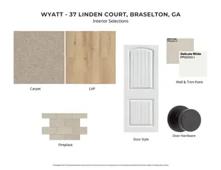 New construction Single-Family house 37 Linden Ct, Braselton, GA 30517 plan Wyatt - image
