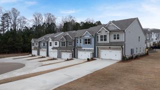 New construction Townhouse house 6656 Parsons St, Flowery Branch, GA 30542 plan Salisbury 24'  Townhome - image