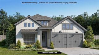 New construction Single-Family house 9944 Heeler Hand Trail, San Antonio, TX 78254 Design 1984W- photo