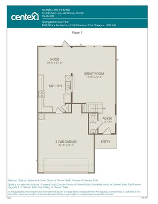 New construction Single-Family house 914 Silver Buckle Ln, Montgomery, TX 77356 - image