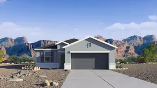 New construction Single-Family house 5579 E Cinder Ln, San Tan Valley, AZ 85140 plan Baxter - image
