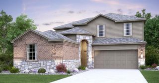 New construction Single-Family house 2001 Gilmer Way, Leander, TX 78641 Hudson II- photo