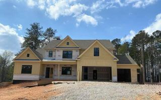 New construction Single-Family house 1425 Willowbend Pl, Monroe, GA 30655 plan (GA) Brunswick A.1 3 Front Entry - image
