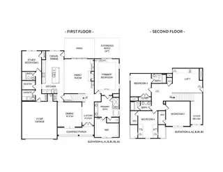 New construction Single-Family house 1560 Willowbend Pl, Monroe, GA 30655 plan (GA) Brunswick A 3 Front Entry - image