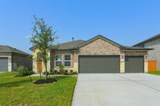 New construction Single-Family house 63 Leon Way, Dayton, TX 77535 The Riviera B with 3-Car Garage- photo