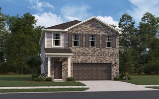 New construction house 15318 Abella Dr, Montgomery, TX 77316 plan Voyager - image