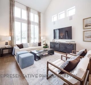 New construction Townhouse house 19742 Riverbed Ln, Cypress, TX 77433 plan Bolton Plan - image