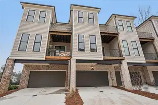 New construction Townhouse house 225 Midnight Oak Run 7, Alpharetta, GA 30009 plan The Childress - image