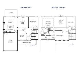 New construction  house 1140 Tupelo Ln, Loganville, GA 30052 plan (GA)Hayden A.4 3 Front Entry - image