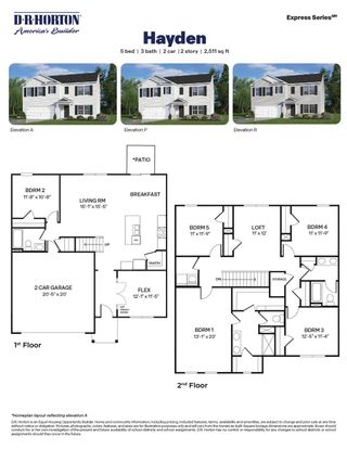 New construction  house 3761 Quail Haven Dr, Winston-Salem, NC 27107 plan Hayden - image