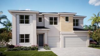 New construction house 19309 Croft Mill Xing, Loxahatchee, FL 33470 plan Lavender - image
