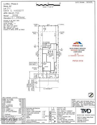 New construction house 5844 S Hassett, Mesa, AZ 85212 plan Wedgewood - image