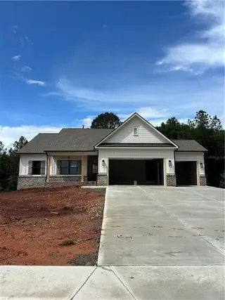 New construction Single-Family house 65 River Rdg Walk, Monroe, GA 30656 plan (GA) Carson A 3 Front Entry - image