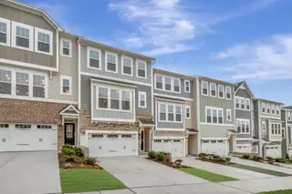 New construction Townhouse house 2730 Hunter Woods Dr, Apex, NC 27502 plan Hyde Park - image