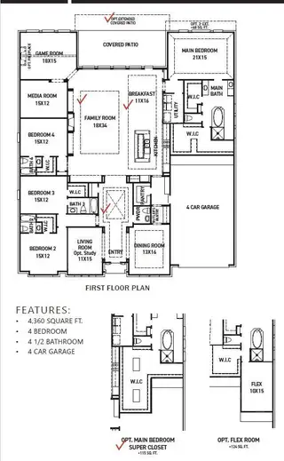 New construction Single-Family house 41663 Wendele Wy, Montgomery, TX 77316 plan Greenwich - image
