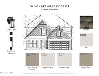 New construction Single-Family house 877 Millbridge Dr, Panama City Beach, FL 32413 plan Olive - image