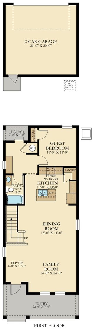 New construction  house 2469 Spring Tune Aly, Kissimmee, FL 34744 plan Cascade - image