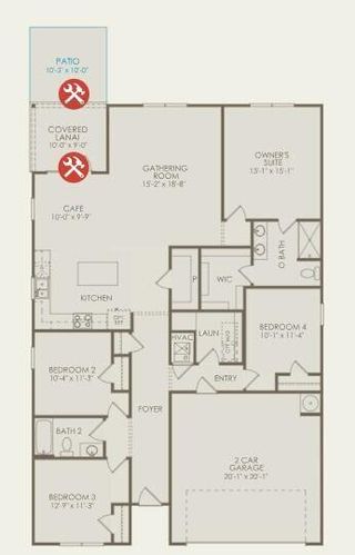 New construction  house 782 Meadowbrook Ln, Summerville, SC 29486 plan Ibis - image