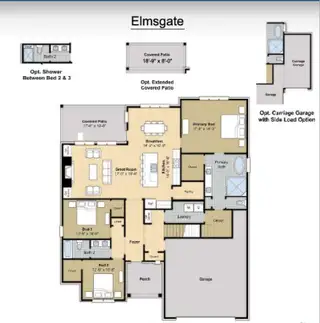 New construction Single-Family house 170 Hazel Crst, Oakland, TN 38060 plan Elmsgate - image