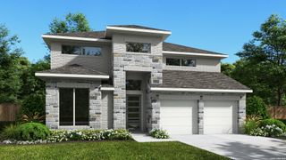 New construction Single-Family house 10134 Sumlin Ct, San Antonio, TX 78254 plan 3553W - image