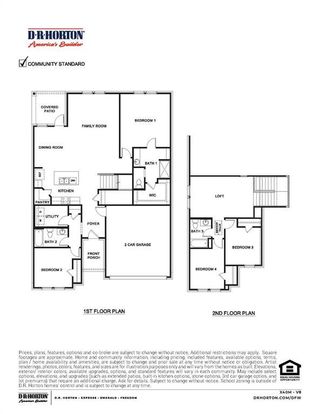 New construction  house 2263 Peregrine Way, Crandall, TX 75114 plan X40M Midland - image