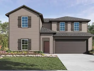 New construction  house 12200 Silverton Tree Bnd, Mustang Ridge, TX 78610 plan The Ozark - image