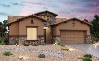 New construction Single-Family house 16421 W Desert Mirage Drive, Surprise, AZ 85388 Hacienda Series - Crimson- photo