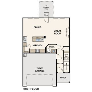 New construction  house 1229 Wild Leaf Wy, San Marcos, TX 78666 plan Kourtney - image