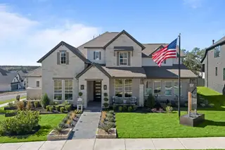 New construction Single-Family house 1808 Morning Mist Dr, Georgetown, TX 78628 plan Weston - image