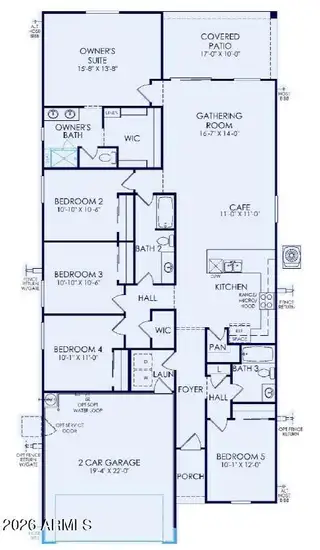 New construction Single-Family house 25603 W Getty Dr, Buckeye, AZ 85326 plan Vervain - image