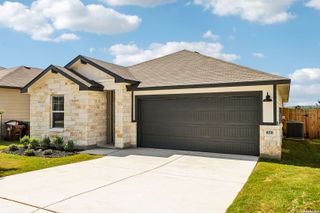 New construction Single-Family house 858 Shatterhand Blvd, San Antonio, TX 78260 plan The Briscoe (820) - image