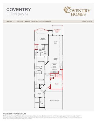 New construction Single-Family house 42544 Edmund Rucker Ln, Magnolia, TX 77354 plan Elgin - image