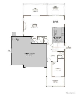 New construction Single-Family house 3363 Grey Owl Place, Brighton, CO 80601 Moonstone- photo