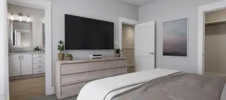 New construction Townhouse house 2405 Adrift Rd, Fuquay Varina, NC 27526 plan Atlas Interior Unit - image