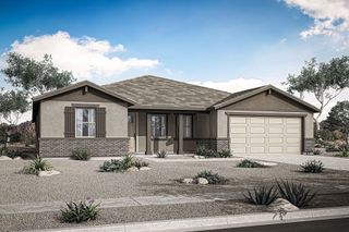 New construction Single-Family house 17375 W Saguaro Vista Dr, Surprise, AZ 85387 plan Currant - image