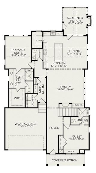 New construction Single-Family house 912 Marilyn Dr, Raleigh, NC 27613 plan Crowley - image