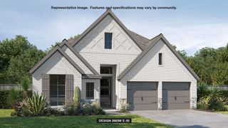 New construction house 116 Ensberg Ln, Liberty Hill, TX 78642 plan 2663W - image