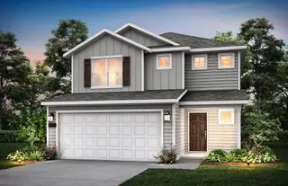 New construction Single-Family house 152 Green Berets Bnd, Jarrell, TX 76537 plan Monroe - image
