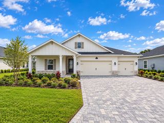 New construction Single-Family house 318 Dogleg Run, St. Johns, FL 32259 plan Nassau 3 Car Garage - image