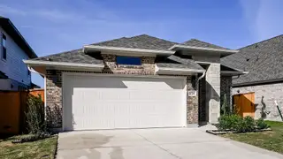 New construction house 154 Blackborrow Dr, Kyle, TX 78640 plan 1722W - image