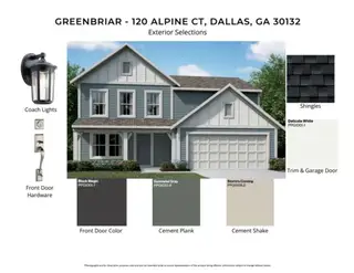 New construction Single-Family house 120 Alpine Ct, Dallas, GA 30132 plan Greenbriar - image