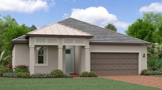 New construction Single-Family house 10470 Banyan Breeze Boulevard, Land O' Lakes, FL 34638 Morningtide II- photo